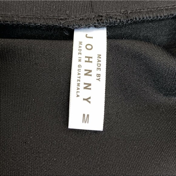 MADE BY JOHNNY Women’s Black Skater Skirt Medium Stretch Flowy Pull-On - Picture 5 of 5